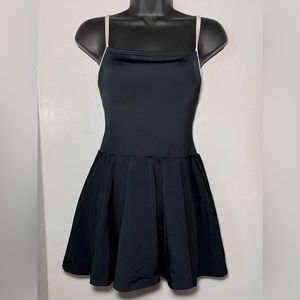 Kate Spade Women's Black Plague Du Midi Swimdress Size Small Bathing suit